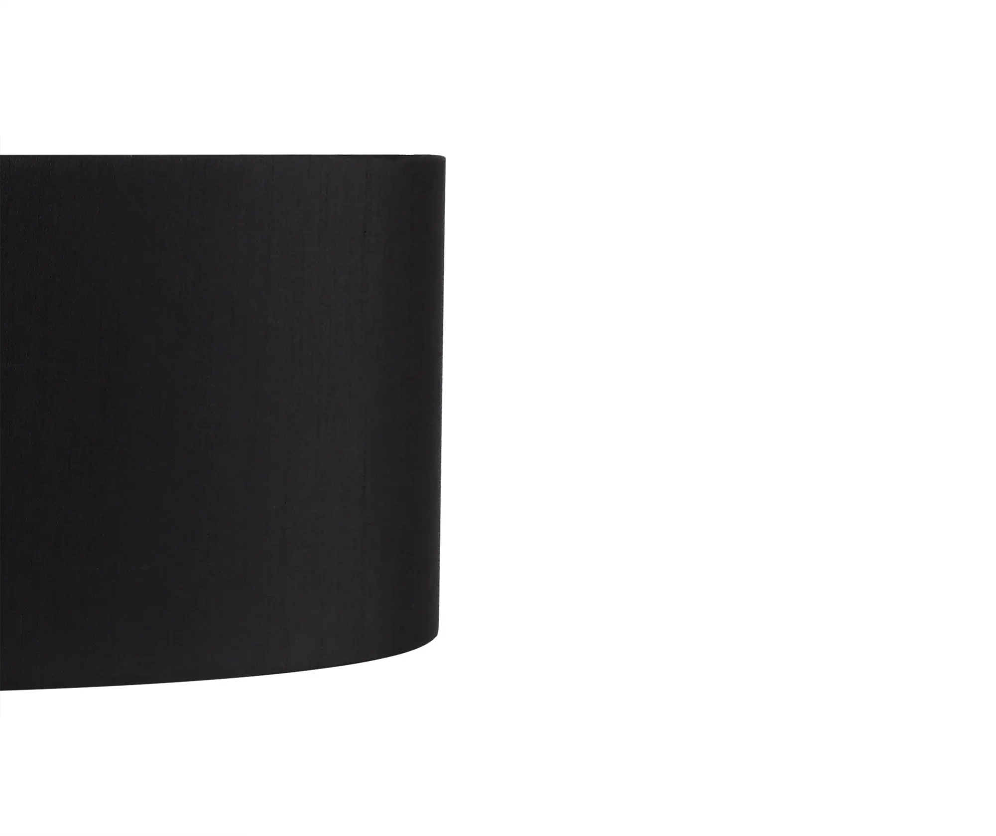 Serena 60cm Faux Silk Fabric Shade Black, White D0571  Deco Serena